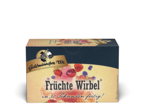 Goldmännchen-TEE Früchte-Wirbel ® mit Einzelversiegelung 57 Gramm