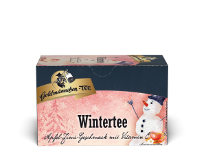 Goldmännchen-TEE Wintertee Apfel-Zimt  mit Einzelversiegelung 50 Gramm 