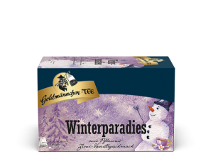 Goldmännchen-TEE Winterparadies  mit Pflaume-Zimt-Vanille-Geschmack