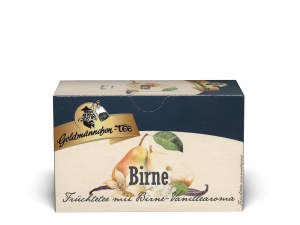 Goldmännchen-TEE Sanfte Birne mit Vanille mit Einzelversiegelung 45 Gramm