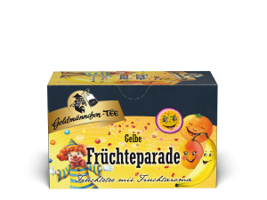 Goldmännchen-TEE Gelbe Früchteparade mit Einzelversiegelung 50 Gramm