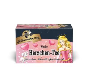 Goldmännchen-TEE Herzchen-Tee  mit Einzelversiegelung 46 Gramm