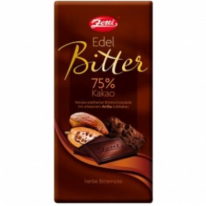 Zetti Edel Bitter 75% 100g
