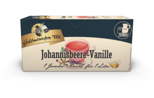 Goldmännchen-TEE JUMBO Johannisbeer-Vanille 140g