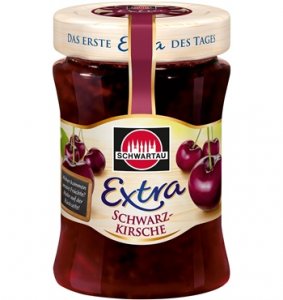 Schwartau Extra Konfitüre Schwarzkirsche 340 g