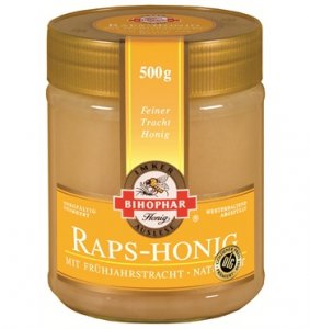 Bihophar Raps-Honig mit Frühjahrstracht 500 g 