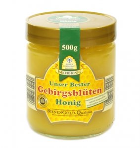 Bienenwirtschaft Meissen Unser Bester Gebirgsblüten Honig 500 g 