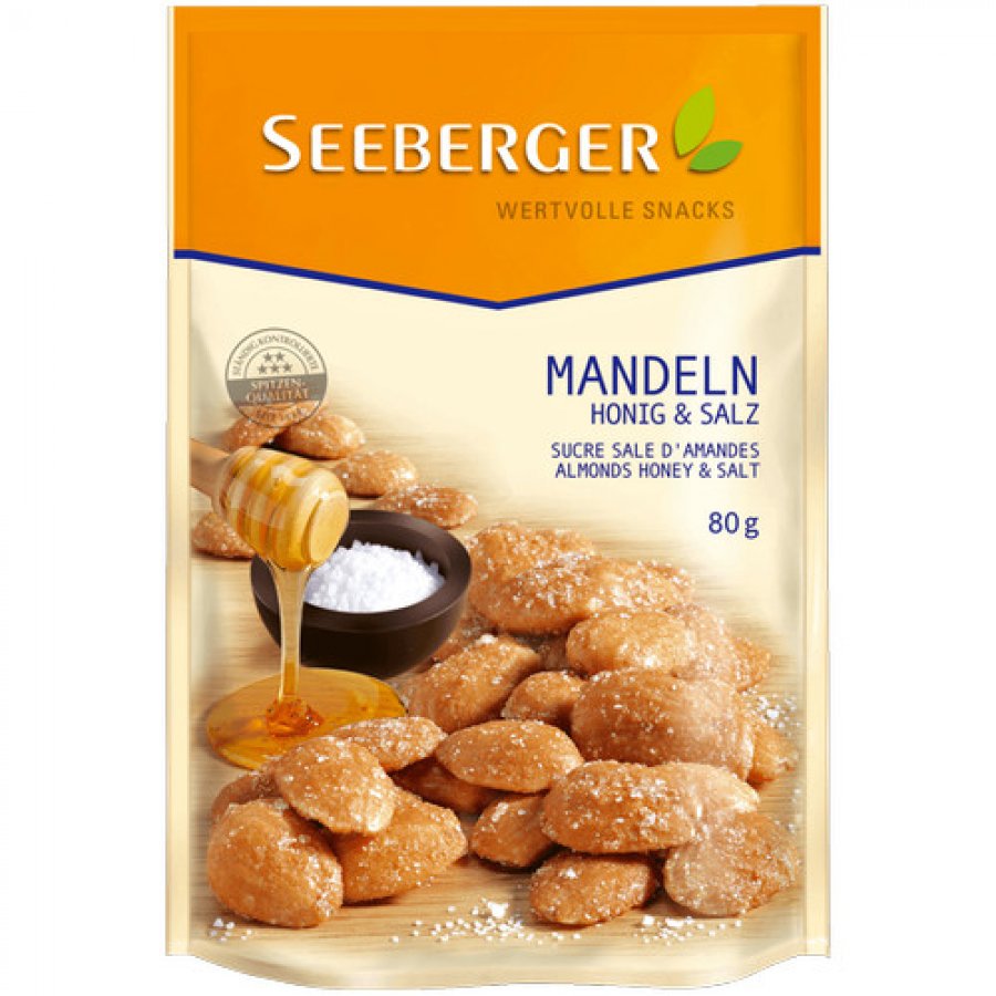 Seeberger Mandeln mit Honig & Salz 80g