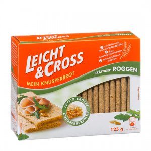 LEICHT & CROSS Mein Knusperbrot Roggen 125 g