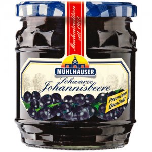 Mühlhäuser Schwarze Johannisbeere 450 g 