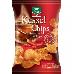 funny frisch Kessel Chips Sweet Chili und Red Pepper 120g