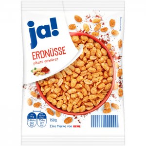 ja! Erdnüsse pikant gewürzt 150g