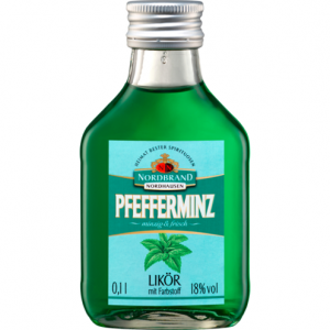 Nordbrand Pfefferminzlikör 18% Vol. 0,1l