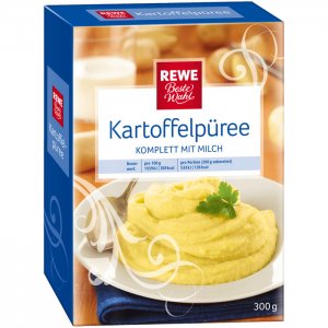 REWE Beste Wahl Kartoffelpüree komplett mit Milch 300 g