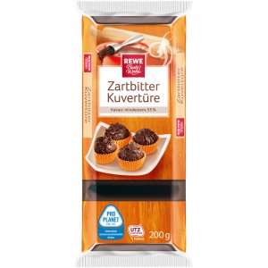 REWE Beste Wahl Zartbitter-Kuvertüre 200 g