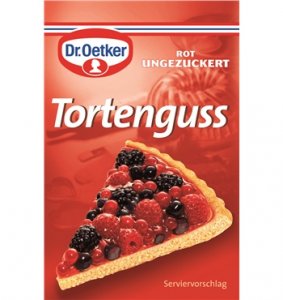 Dr. Oetker Tortenguss rot 3er Pack, 36 g