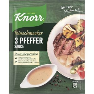 Knorr Feinschmecker - 3 Pfeffer Sauce für 250 ml,   