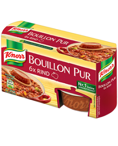 Knorr Bouillon Pur Rind 6 x 500 ml, 168 g
