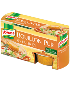 Knorr Bouillon Pur Huhn 6 x 500 ml, 168 g