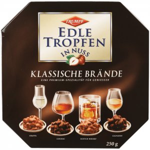Trumpf Edle Tropfen in Nuss Klassische Brände 250g