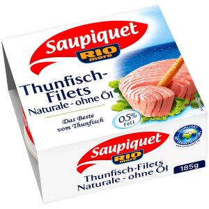 Saupiquet Thunfisch-Filets Naturale ohne Öl 130 g