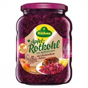 Kühne Apfelrotkohl mit Apfelstücken 650g