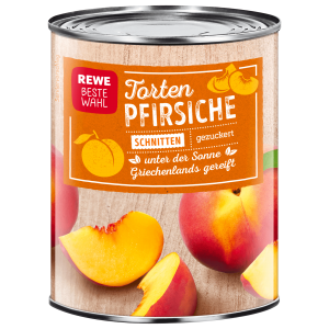 REWE Beste Wahl Tortenpfirsiche Schnitten 490 g