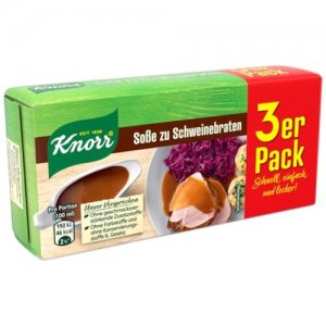 Knorr - Soße zu Schweinebraten 3 x 0,25 l, 78 g