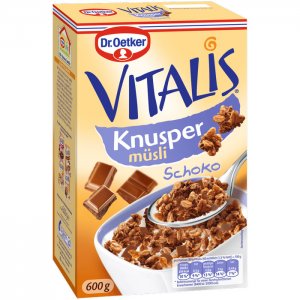 Dr. Oetker Vitalis Knuspermüsli Schoko 600 g