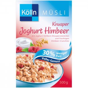 Kölln Müsli Knusper-Joghurt-Himbeer 30% weniger Fett 500 g