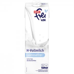 REWE Frei von H-Vollmilch 1 l 