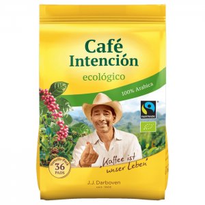 J.J. Darboven Cafe Intencion ecologico Pads 252 g