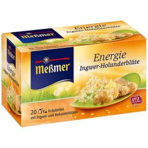 Meßmer Energie Ingwer-Holunderblüte 40 g - 20 Beutel
