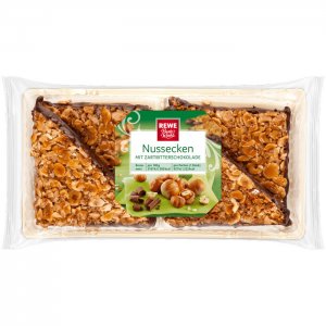 REWE Beste Wahl Nussecken mit Zartbitterschokolade 175 g