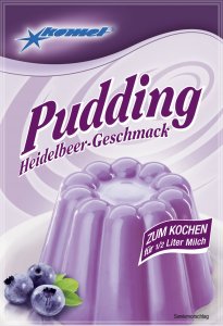 5er Pack Komet Pudding Heidelbeer-Geschmack (5 x 40 g)