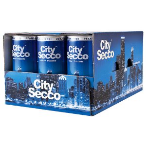City Secco Perlwein trocken 10,5% vol 12 x 200ml DPG-Pfand 