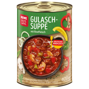 REWE Beste Wahl Gulaschsuppe mit Rindfleisch 400ml