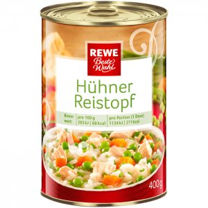 REWE Beste Wahl Hühner-Reistopf 400g