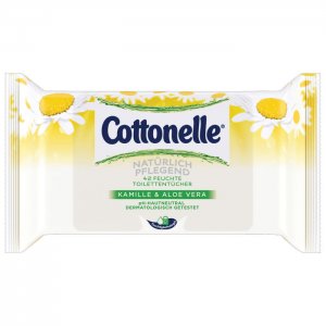 Cottonelle Feucht Natürlich pflegend Kamille & Aloe Vera 42 Stück