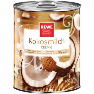 REWE Beste Wahl Kokosmilch cremig 400ml
