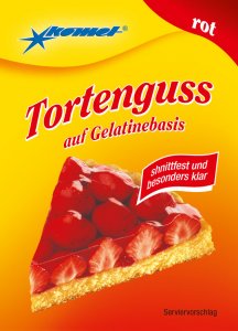 Komet Tortenguss rot 16g