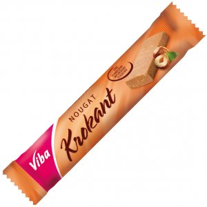 Viba Nougat Krokant Riegel 75g
