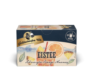 Goldmännchen Tee Eistee Schwarztee-Orange-Ananas 36g