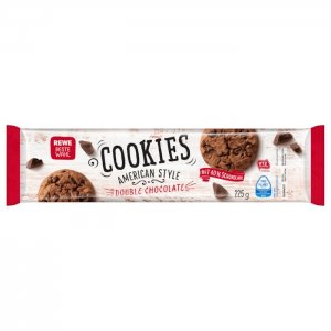 REWE Beste Wahl Cookies American Style Double Chocolate 225g