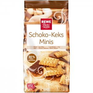 REWE Beste Wahl Schoko-Keks Minis 125g