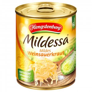 Hengstenberg Mildessa mildes Weinsauerkraut 770g