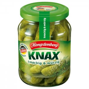 Hengstenberg Knax Gewürzgurken 185g
