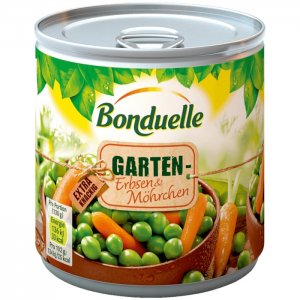 Bonduelle Garten-Erbsen mit Möhrchen 265g