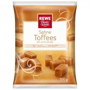 REWE Beste Wahl Sahne Toffees 300g