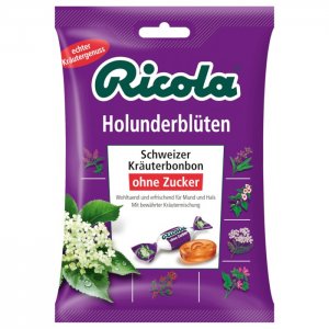 Ricola Holunderblüten zuckerfrei 75g